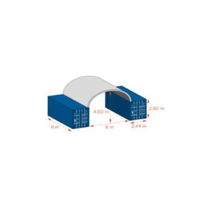 afbeelding van Opslagloods – 6×6 opslagtunnels