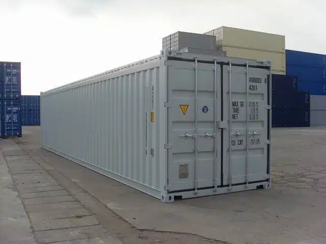 afbeelding van 40ft open top zeecontainer