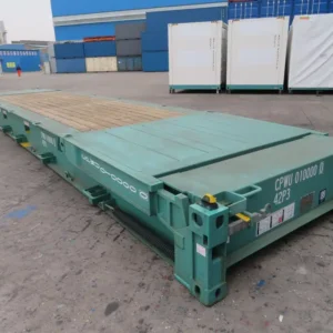 afbeelding van 40ft flat rack zeecontainer